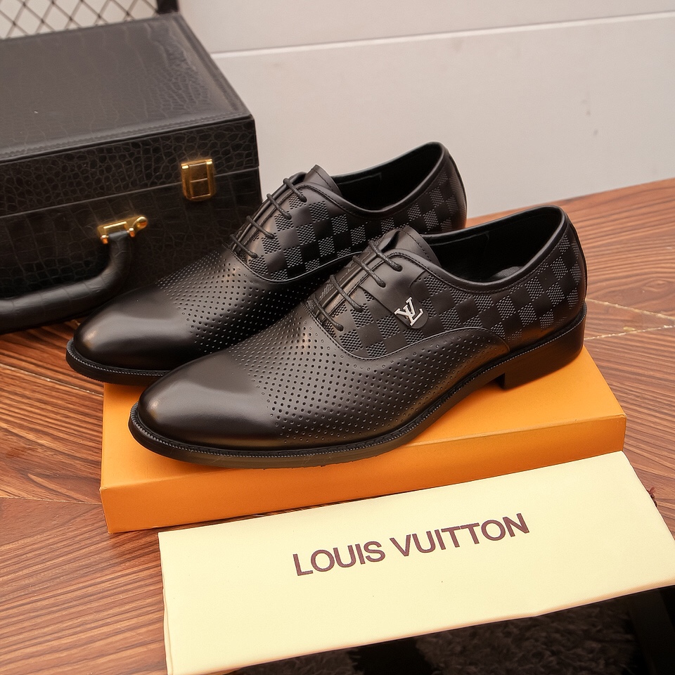 [LV] 2022 zapatos formales de negocios de gama alta estilo noble y elegante, practicidad y estilo y