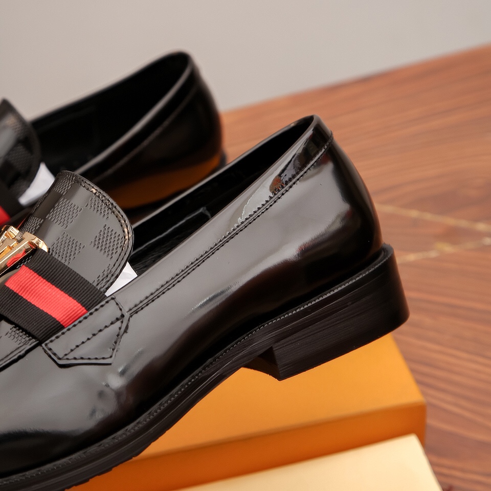 [LV] 2022 zapatos formales de negocios de gama alta estilo noble y elegante, practicidad y estilo y 