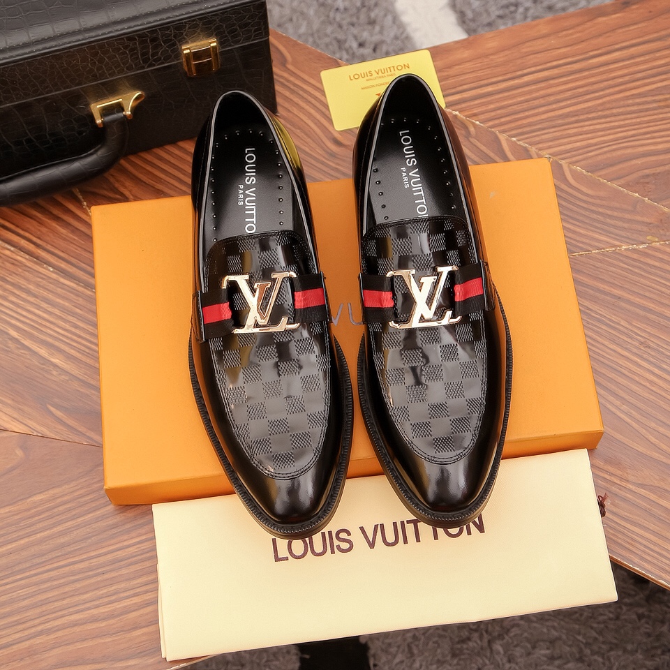 [LV] 2022 zapatos formales de negocios de gama alta estilo noble y elegante, practicidad y estilo y