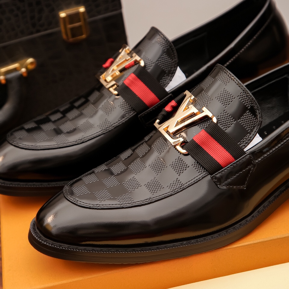 [LV] 2022 zapatos formales de negocios de gama alta estilo noble y elegante, practicidad y estilo y 