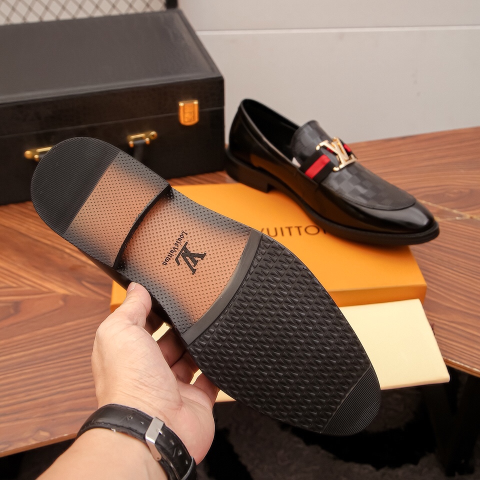 [LV] 2022 zapatos formales de negocios de gama alta estilo noble y elegante, practicidad y estilo y 