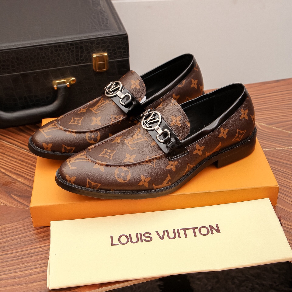 [LV] 2022 zapatos formales de negocios de gama alta estilo noble y elegante, practicidad y estilo y