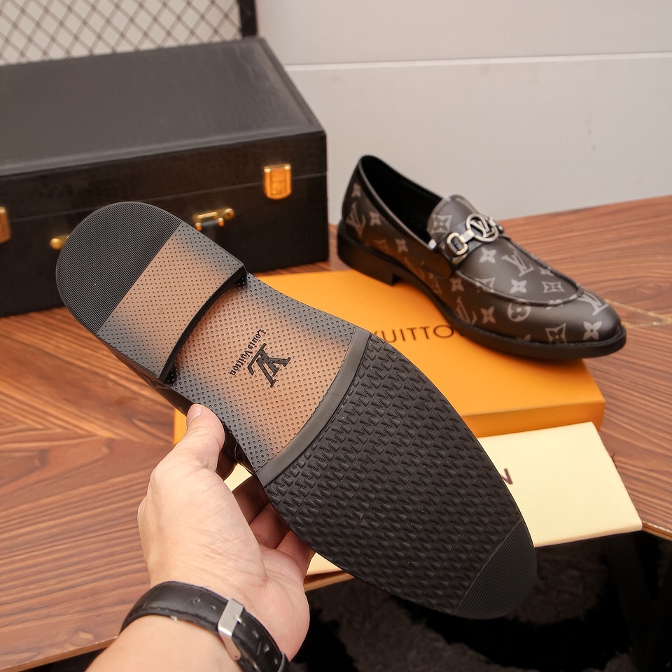 [LV] 2022 zapatos formales de negocios de gama alta estilo noble y elegante, practicidad y estilo y 
