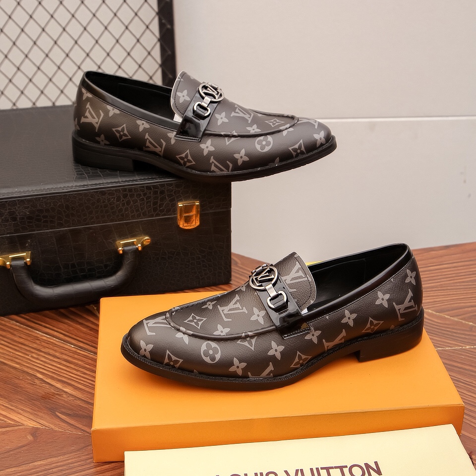 [LV] 2022 zapatos formales de negocios de gama alta estilo noble y elegante, practicidad y estilo y 