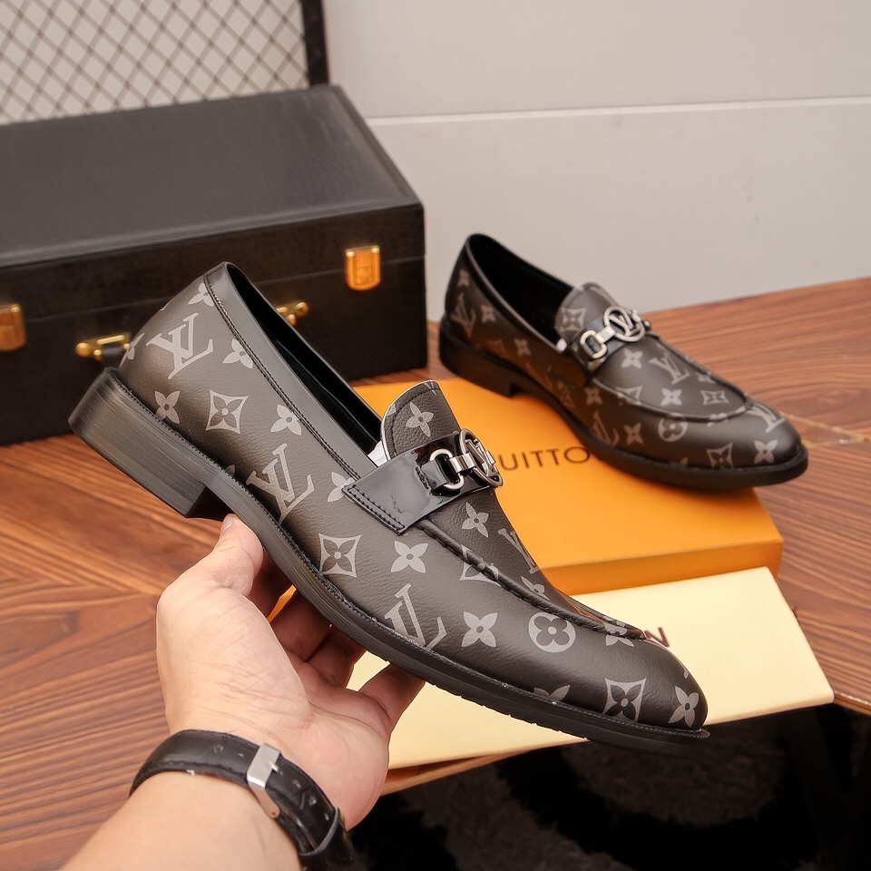 [LV] 2022 zapatos formales de negocios de gama alta estilo noble y elegante, practicidad y estilo y 