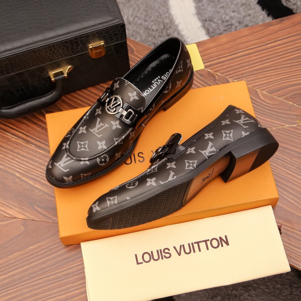 [LV] 2022 zapatos formales de negocios de gama alta estilo noble y elegante, practicidad y estilo y 