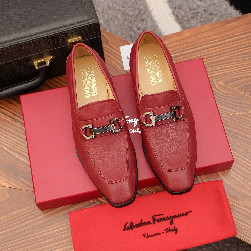 [Ferragamo / Philagram cortina] contrarrestar los últimos modelos de la original importado borde abi