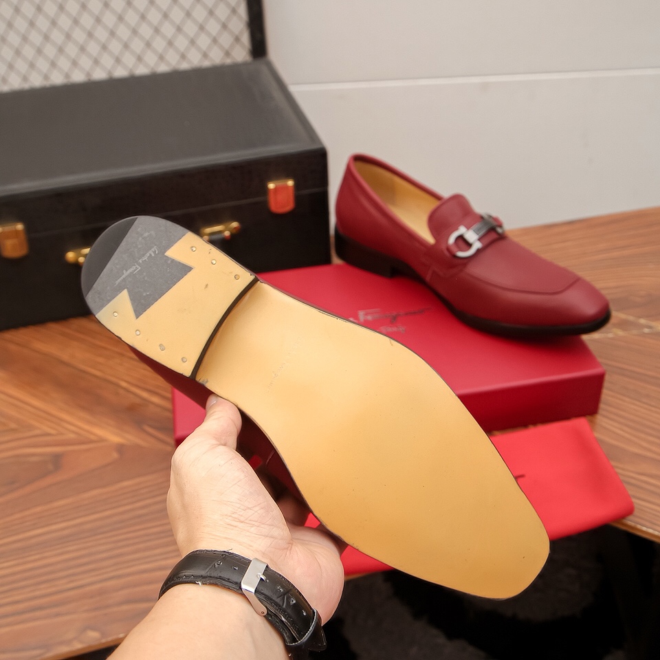 [Ferragamo / Philagram cortina] contrarrestar los últimos modelos de la original importado borde abi