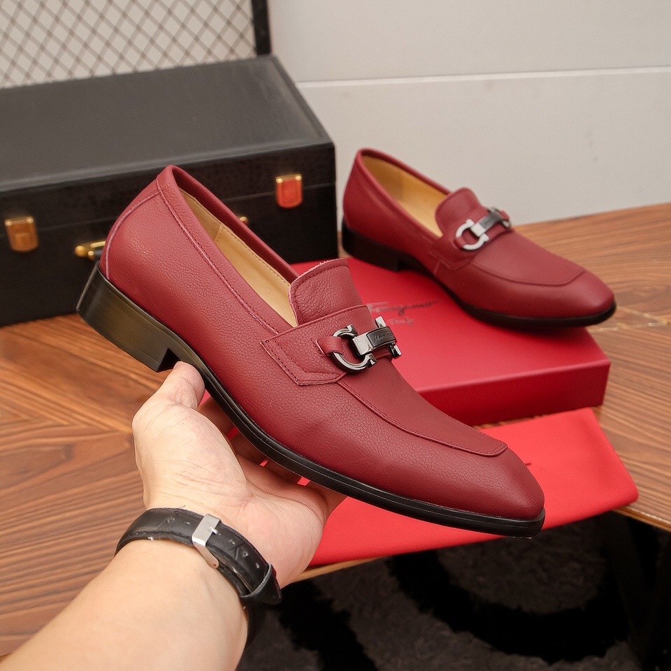 [Ferragamo / Philagram cortina] contrarrestar los últimos modelos de la original importado borde abi