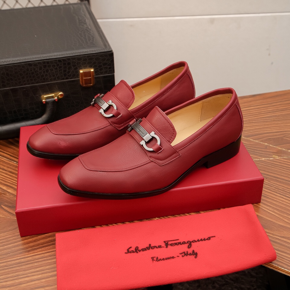 [Ferragamo / Philagram cortina] contrarrestar los últimos modelos de la original importado borde abi
