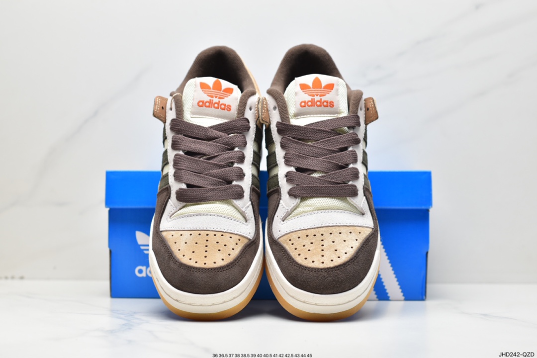 Overseas channel version original box original label Adidas Originals Forum 84 Low Tan GW4334