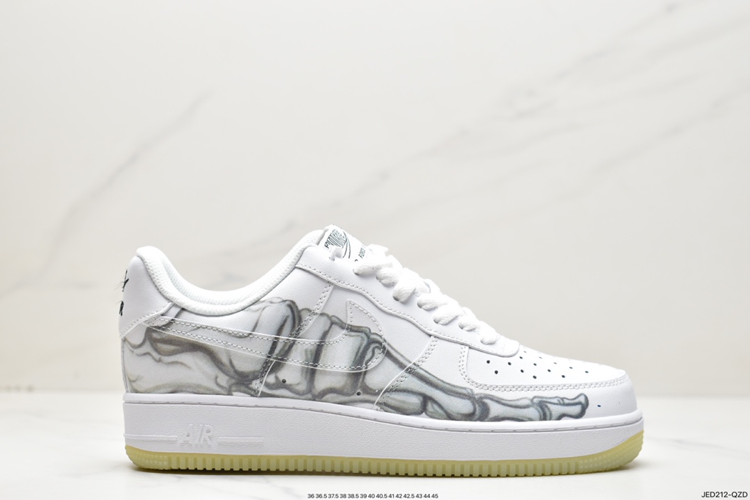 150 Air Force 1 Low '07”Black/Skeleton”空军一号经典低帮BQ7541-100