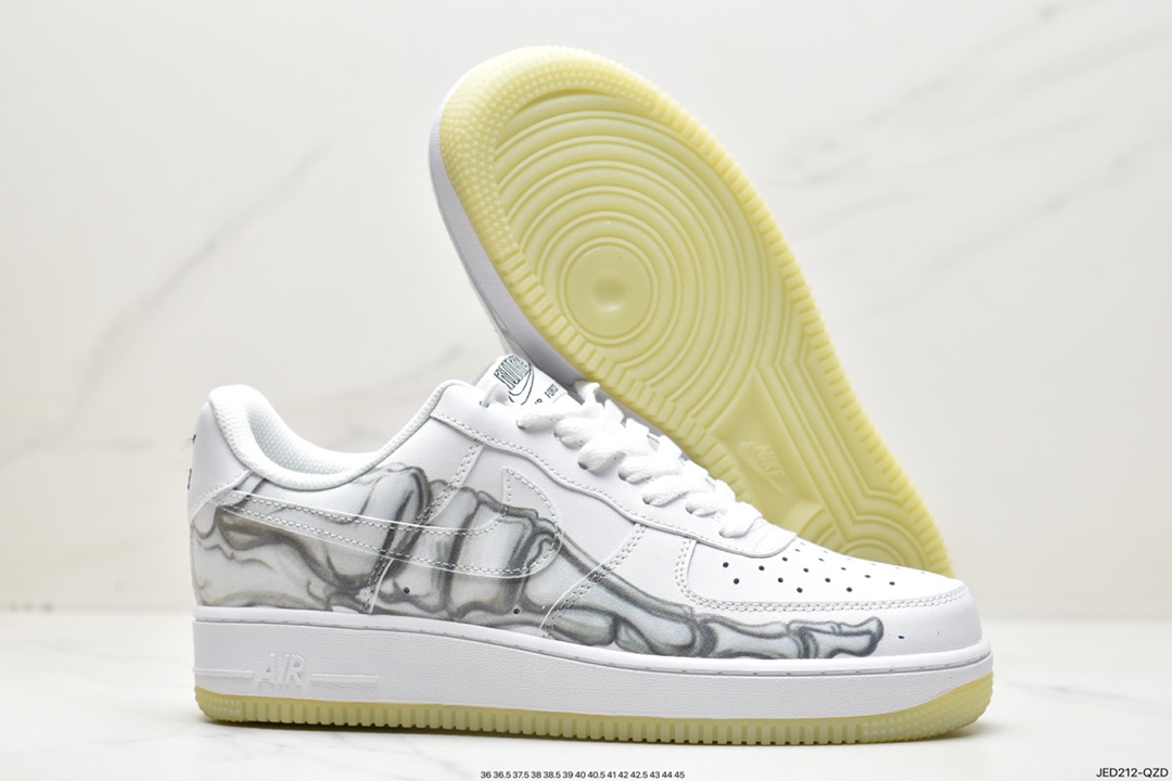 150 Air Force 1 Low '07”Black/Skeleton”空军一号经典低帮BQ7541-100