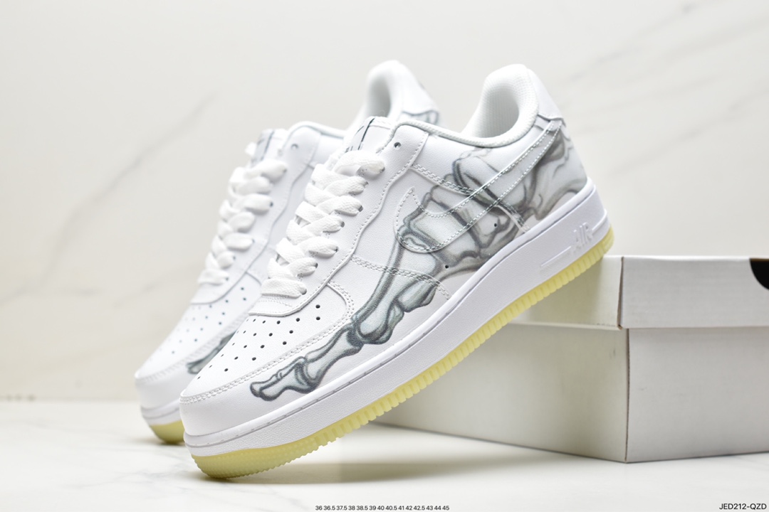 150 Air Force 1 Low '07”Black/Skeleton”空军一号经典低帮BQ7541-100