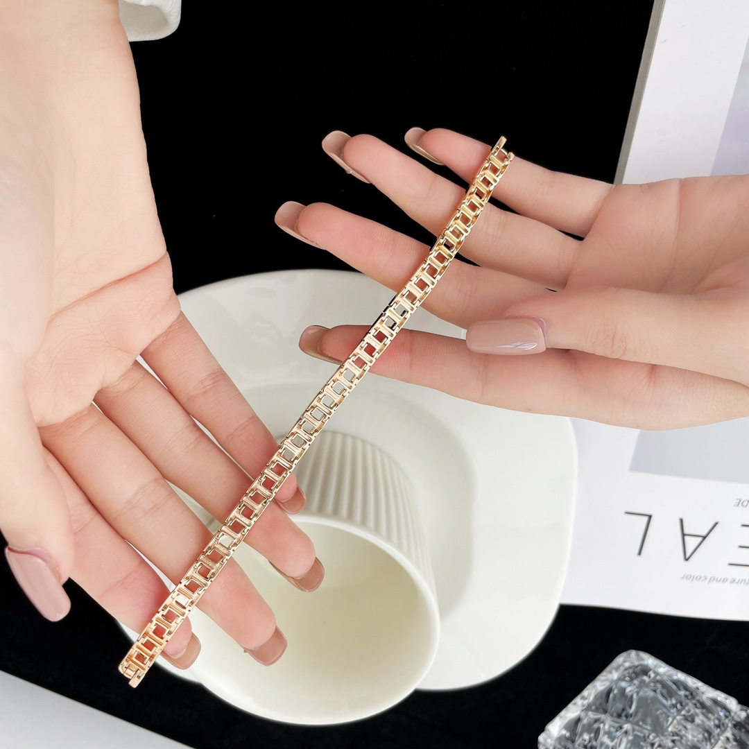 
美绝了！李佳琦同款T True系列手链（尺寸17.5cm）
T Two系列的手链 也太好看了叭，双链设