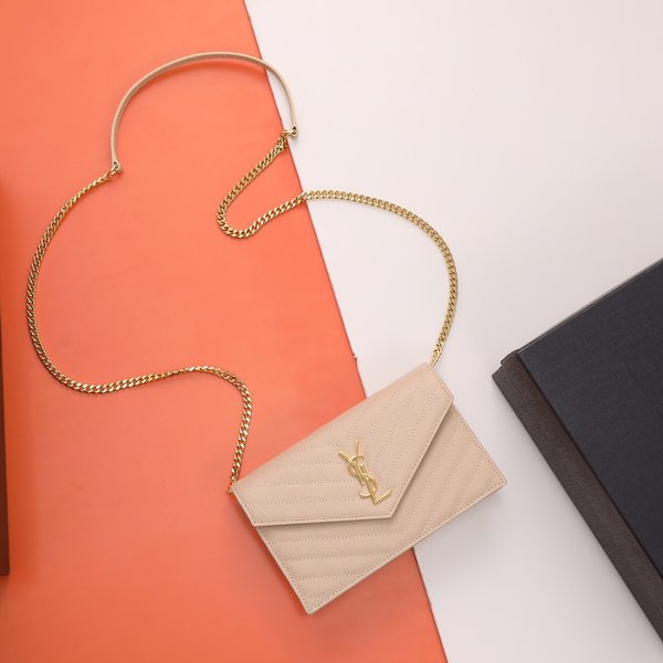 Yves Saint Laurent Crossbody & Shoulder Bags Best Wholesale Replica Cowhide Envelope