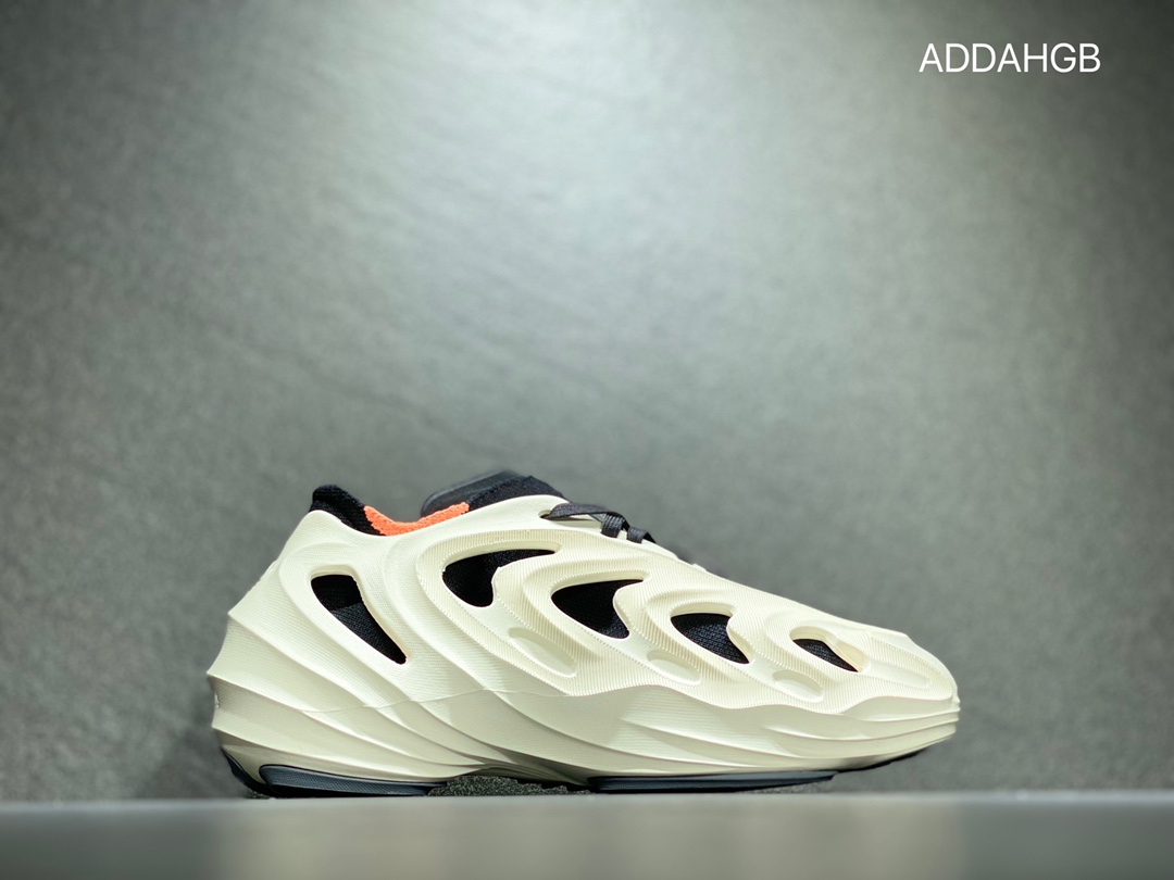 Adidas AdiFOM Q hollow white black Adi new series autumn and winter hole shoes HP6582