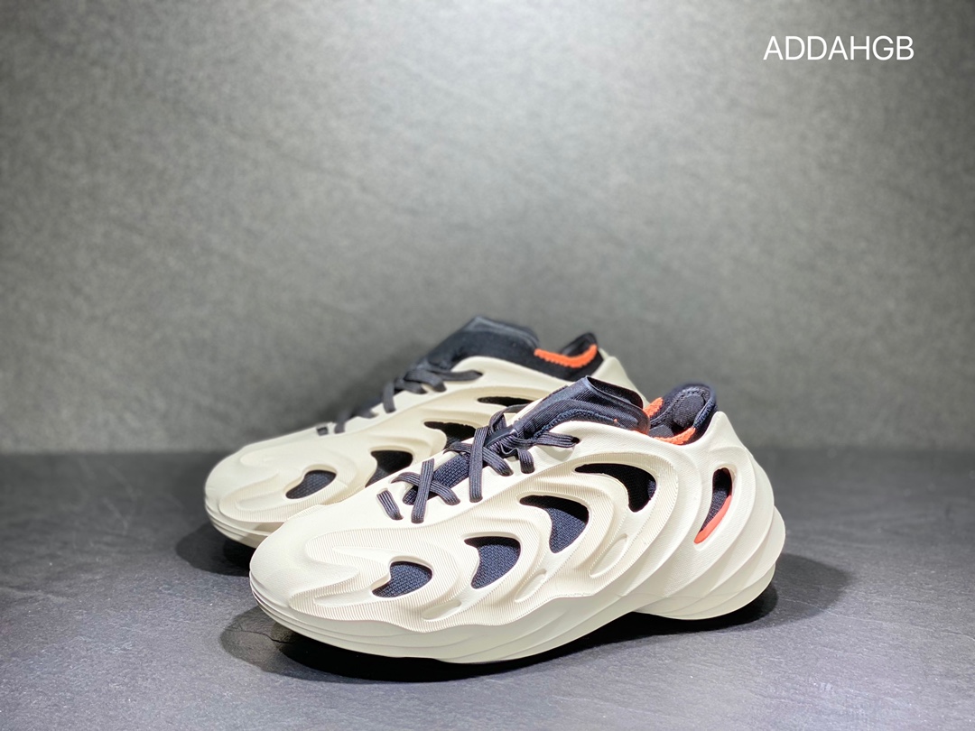 Adidas AdiFOM Q hollow white black Adi new series autumn and winter hole shoes HP6582