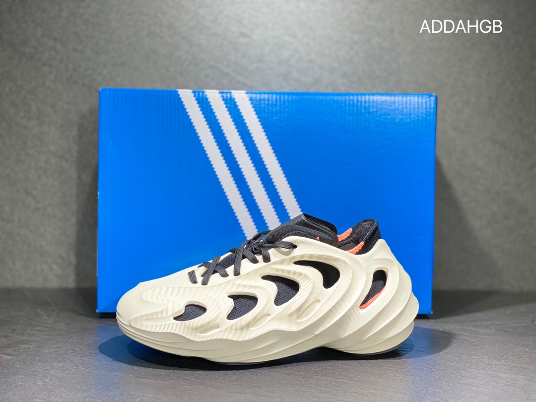 Adidas AdiFOM Q hollow white black Adi new series autumn and winter hole shoes HP6582