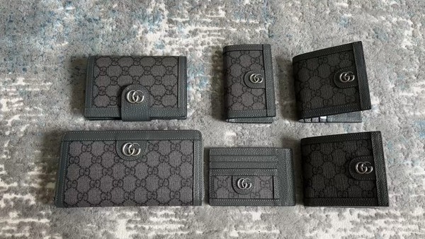 Gucci Ophidia Wallet Grey PVC