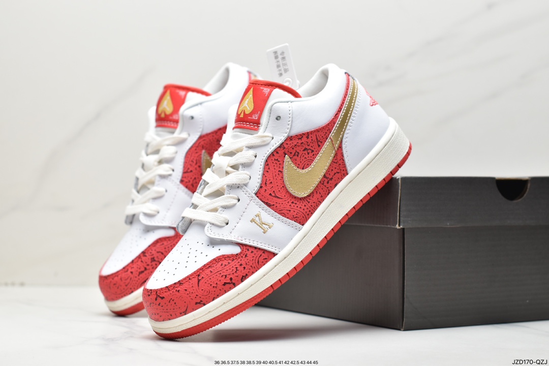 140 耐克Nike Air Jordan 1 Low OG SP”Black/Red”AJ1乔丹一代经典低帮DC6991-400