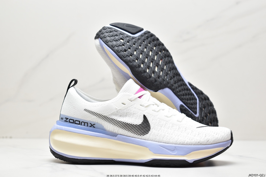 160 耐克NIKE ZOOMX INVINCIBLE RUN FK3 短跑马拉松系带系列轻量慢跑鞋 DR2615-002