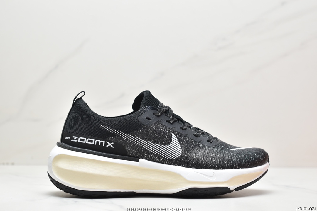 160 耐克NIKE ZOOMX INVINCIBLE RUN FK3 短跑马拉松系带系列轻量慢跑鞋 DR2615-002