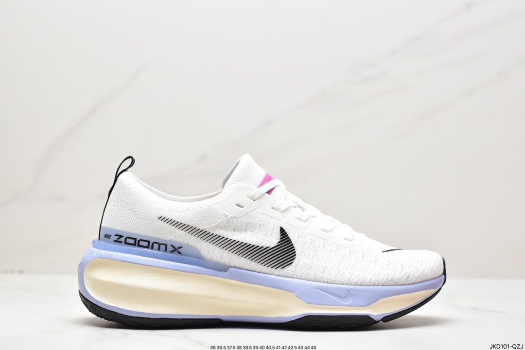 160 耐克NIKE ZOOMX INVINCIBLE RUN FK3 短跑马拉松系带系列轻量慢跑鞋 DR2615-002