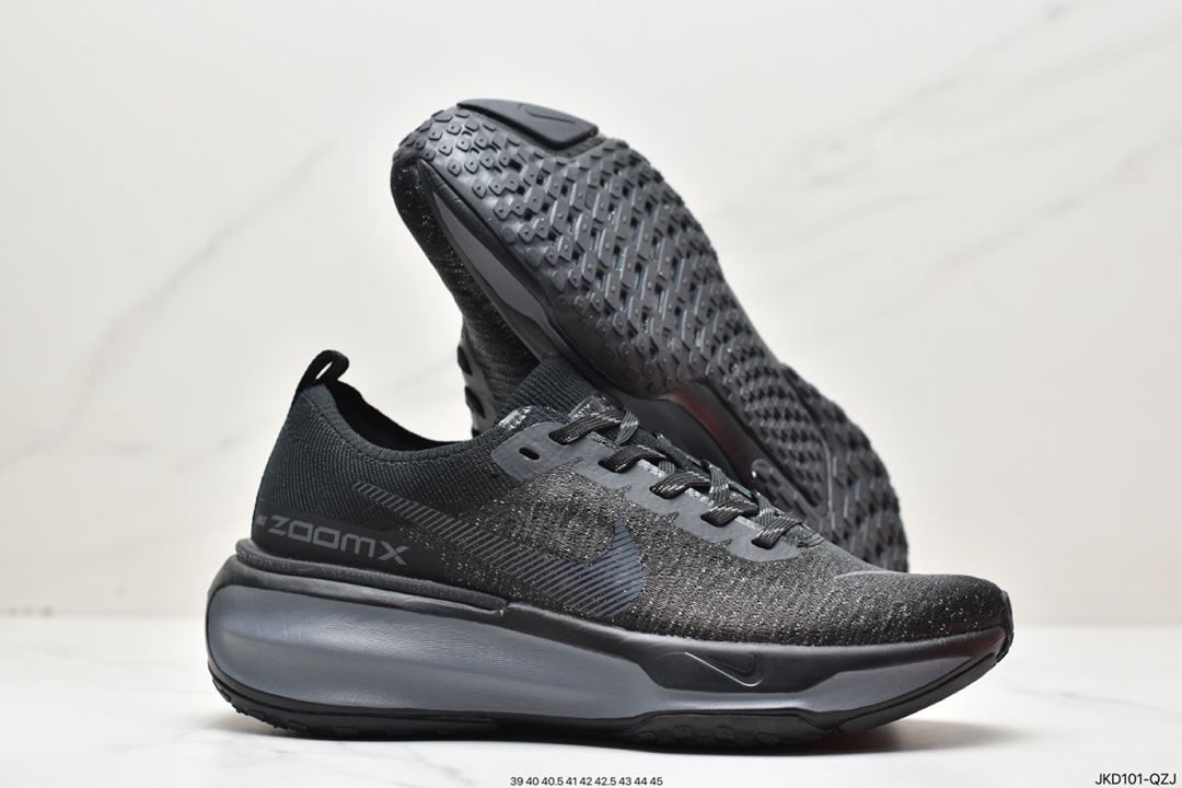 160 耐克NIKE ZOOMX INVINCIBLE RUN FK3 短跑马拉松系带系列轻量慢跑鞋 DR2615-002
