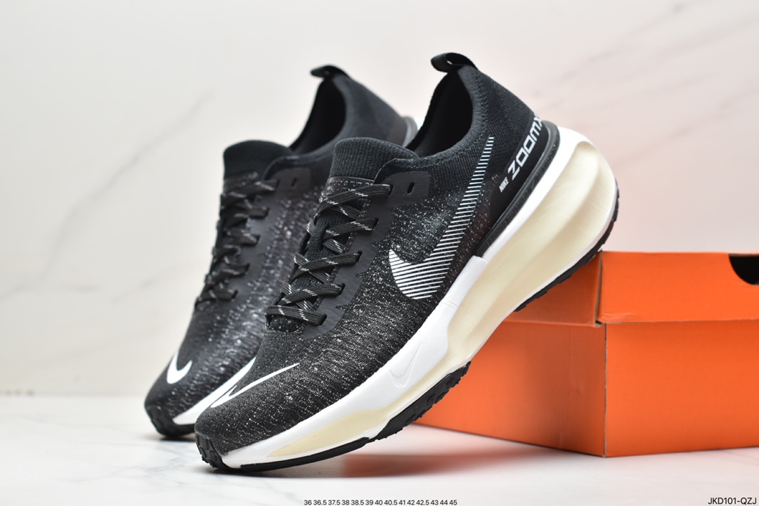 160 耐克NIKE ZOOMX INVINCIBLE RUN FK3 短跑马拉松系带系列轻量慢跑鞋 DR2615-002