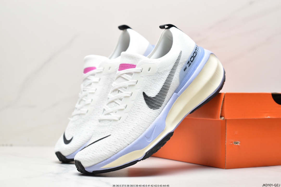 160 耐克NIKE ZOOMX INVINCIBLE RUN FK3 短跑马拉松系带系列轻量慢跑鞋 DR2615-002