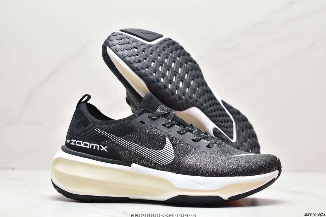 160 耐克NIKE ZOOMX INVINCIBLE RUN FK3 短跑马拉松系带系列轻量慢跑鞋 DR2615-002