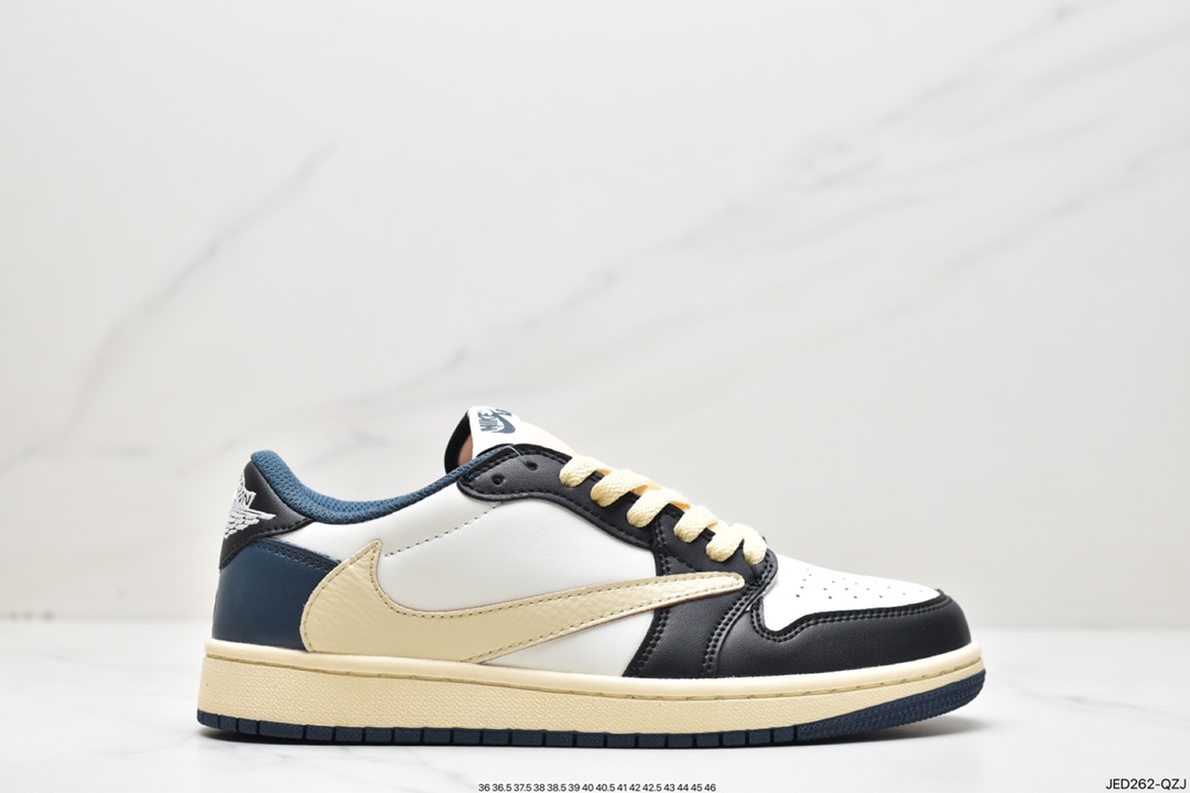 150 Fragment x Travis Scott x Air Jordan 1 Low 三方联名闪电倒钩低帮DM7866-400