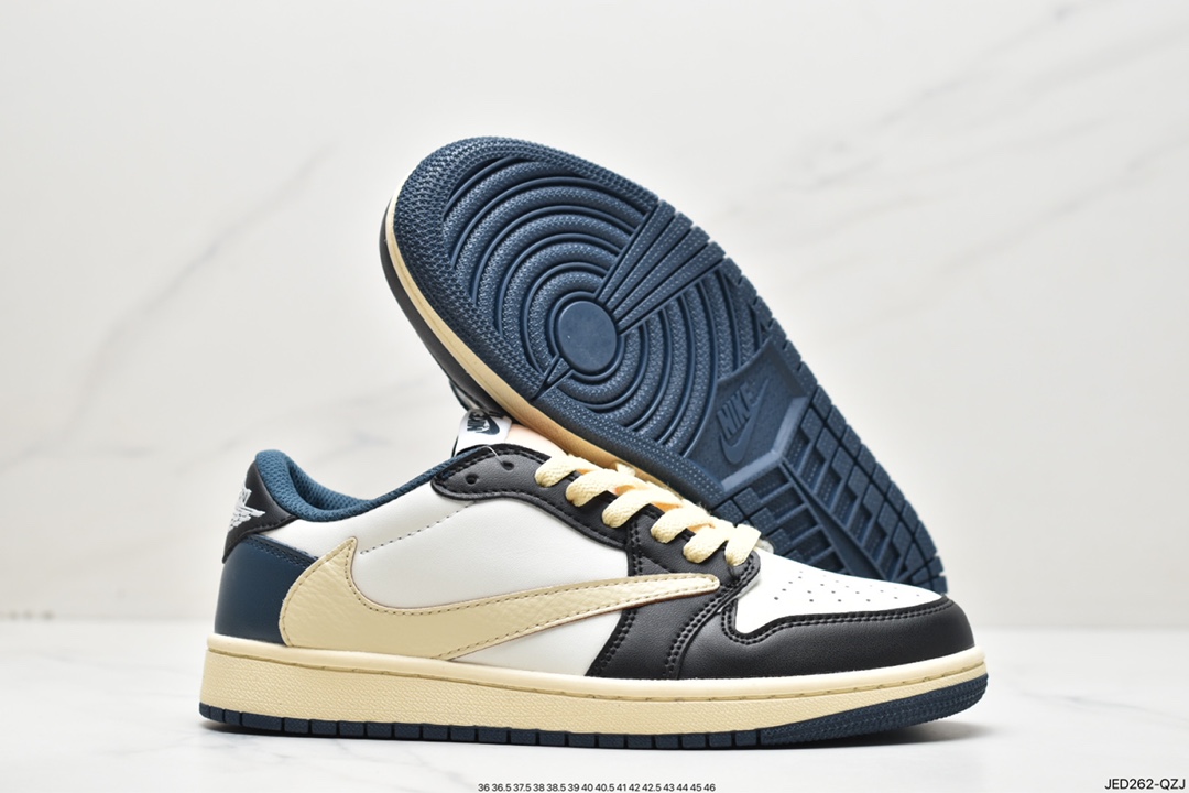 150 Fragment x Travis Scott x Air Jordan 1 Low 三方联名闪电倒钩低帮DM7866-400
