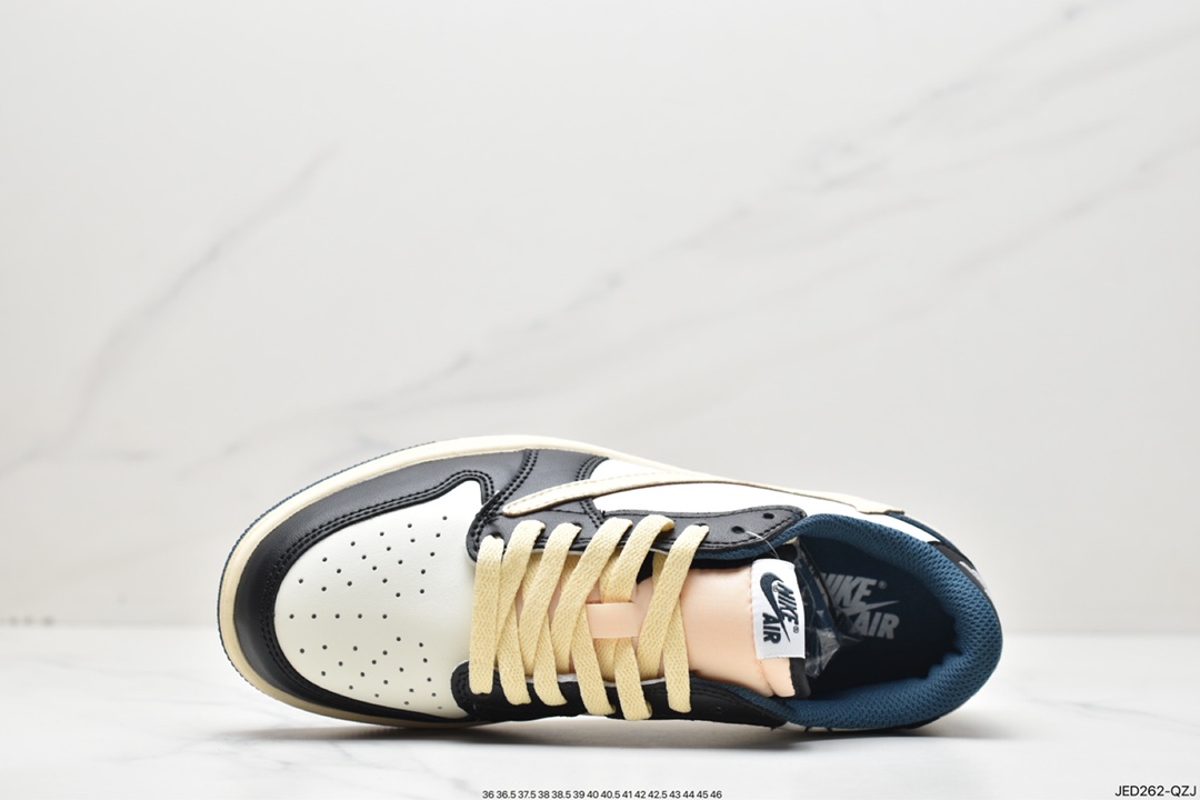 150 Fragment x Travis Scott x Air Jordan 1 Low 三方联名闪电倒钩低帮DM7866-400