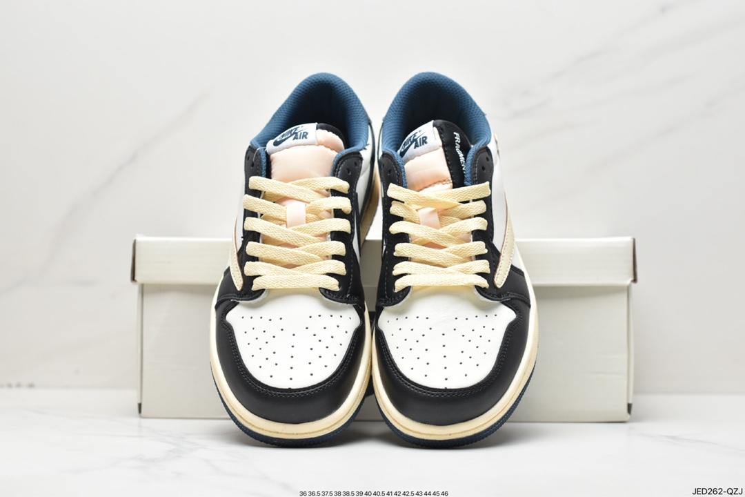 150 Fragment x Travis Scott x Air Jordan 1 Low 三方联名闪电倒钩低帮DM7866-400