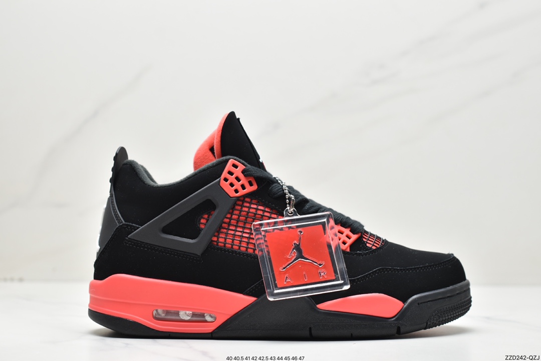 250 Nike Air Jordan 4 Retro OG”Fire Red”迈克尔·乔丹篮球鞋CT8527-016