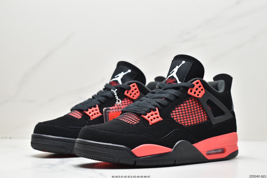 250 Nike Air Jordan 4 Retro OG”Fire Red”迈克尔·乔丹篮球鞋CT8527-016