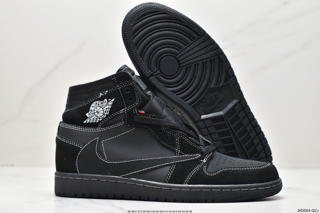 160 Travis Scott x Air Jordan 1 Low OG TS ” Black/Phantom ” 黑武士 DM7866-001