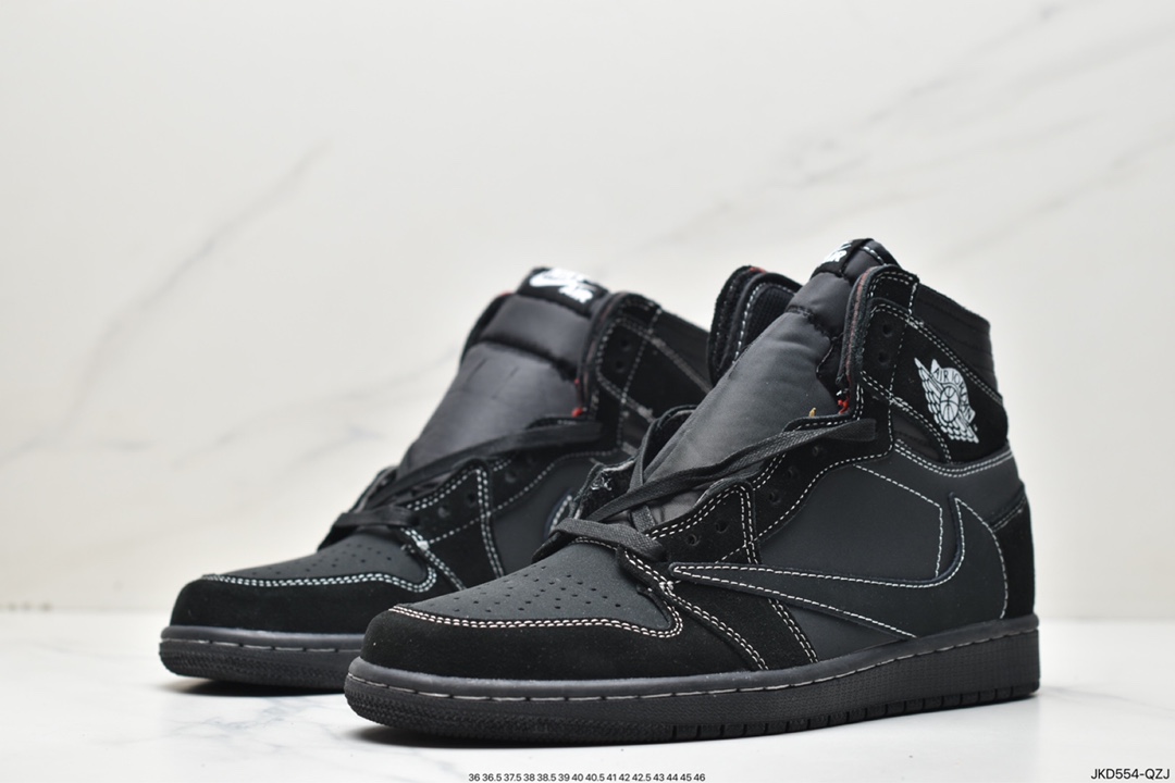 160 Travis Scott x Air Jordan 1 Low OG TS ” Black/Phantom ” 黑武士 DM7866-001