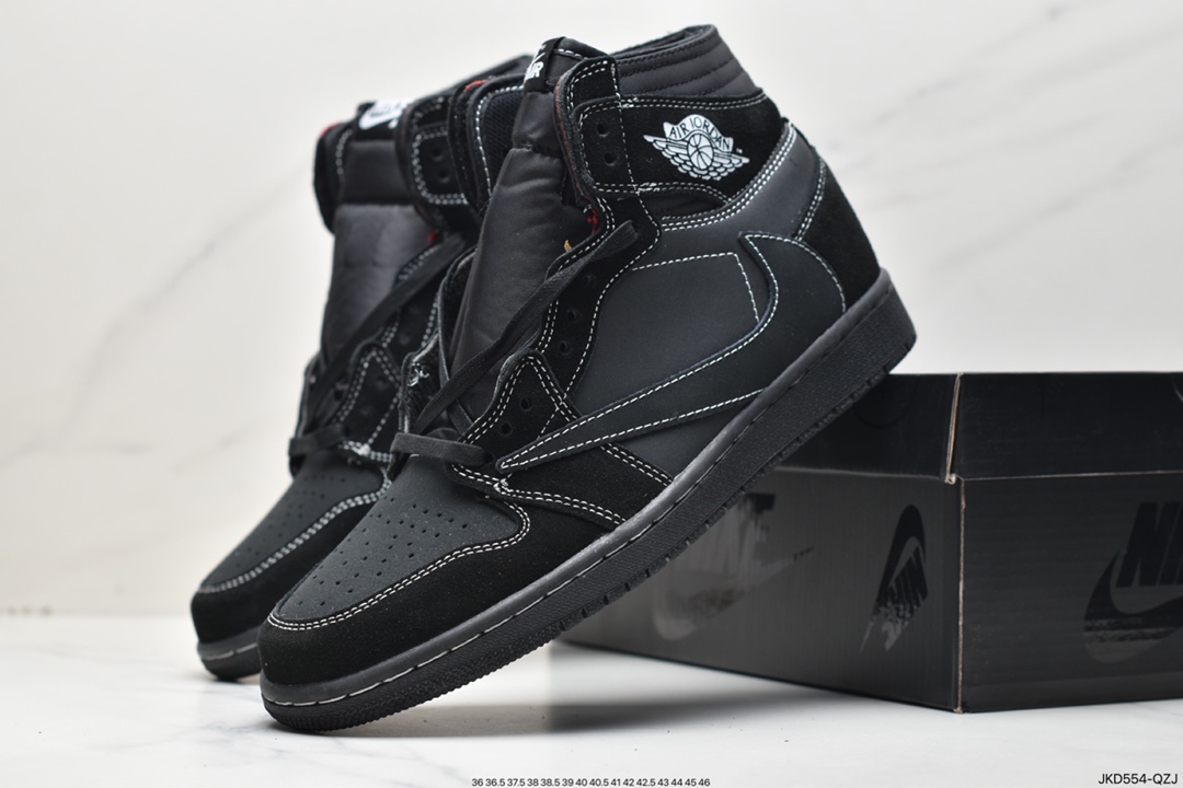 160 Travis Scott x Air Jordan 1 Low OG TS ” Black/Phantom ” 黑武士 DM7866-001