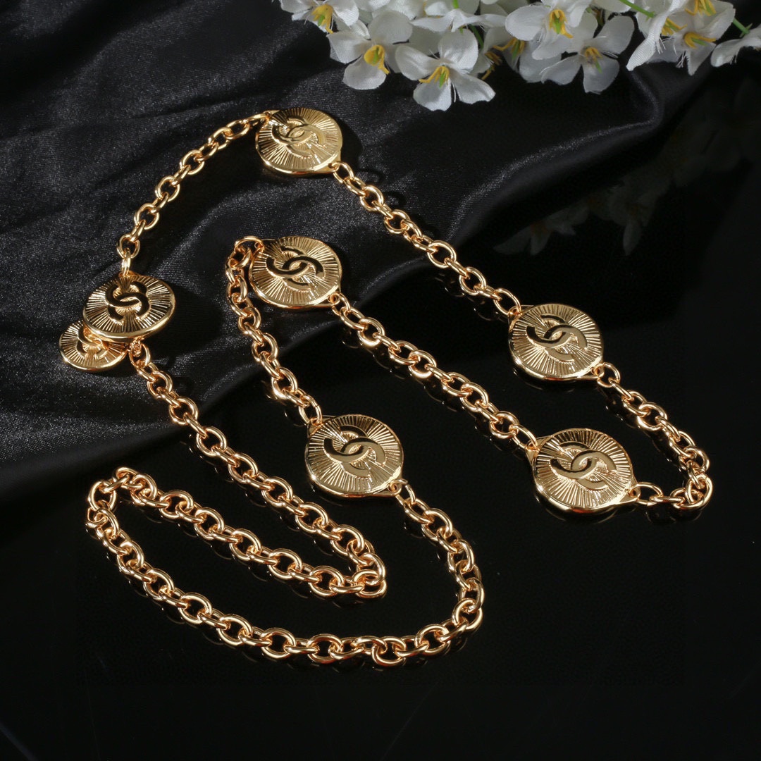 小香 Chanel 新品中古腰链 代购级别 一比一品质 香奈鹅 系列 经典cc logo 风格高级百搭 