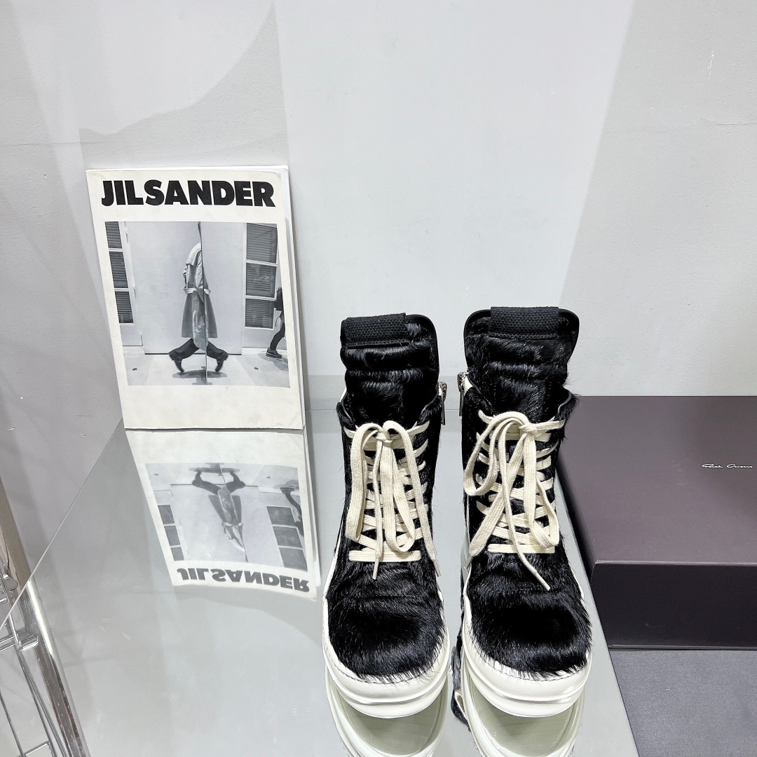 NO:243758,RICK OWENSfw22.new arrival~ A sincere pair of Converse x Rick Owens co-branded models launched!  The entire shoe has a super design sense, rock punk style, and is full of creative and unique limited edition casual shoes #must-have items!  Young and fashionable 
