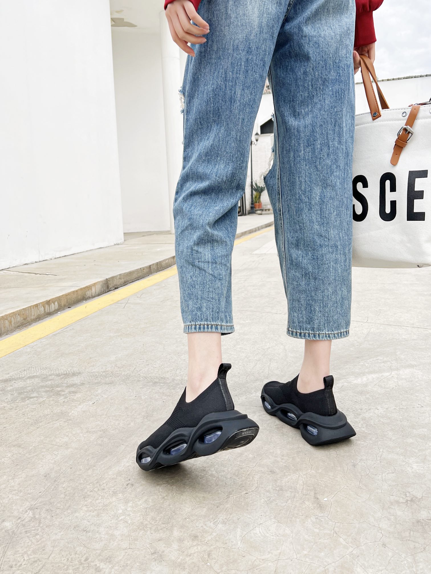 B8159260 Dugarbana D&G Wave Series Couple’s Sneakers with Air Cushions - 图片 8