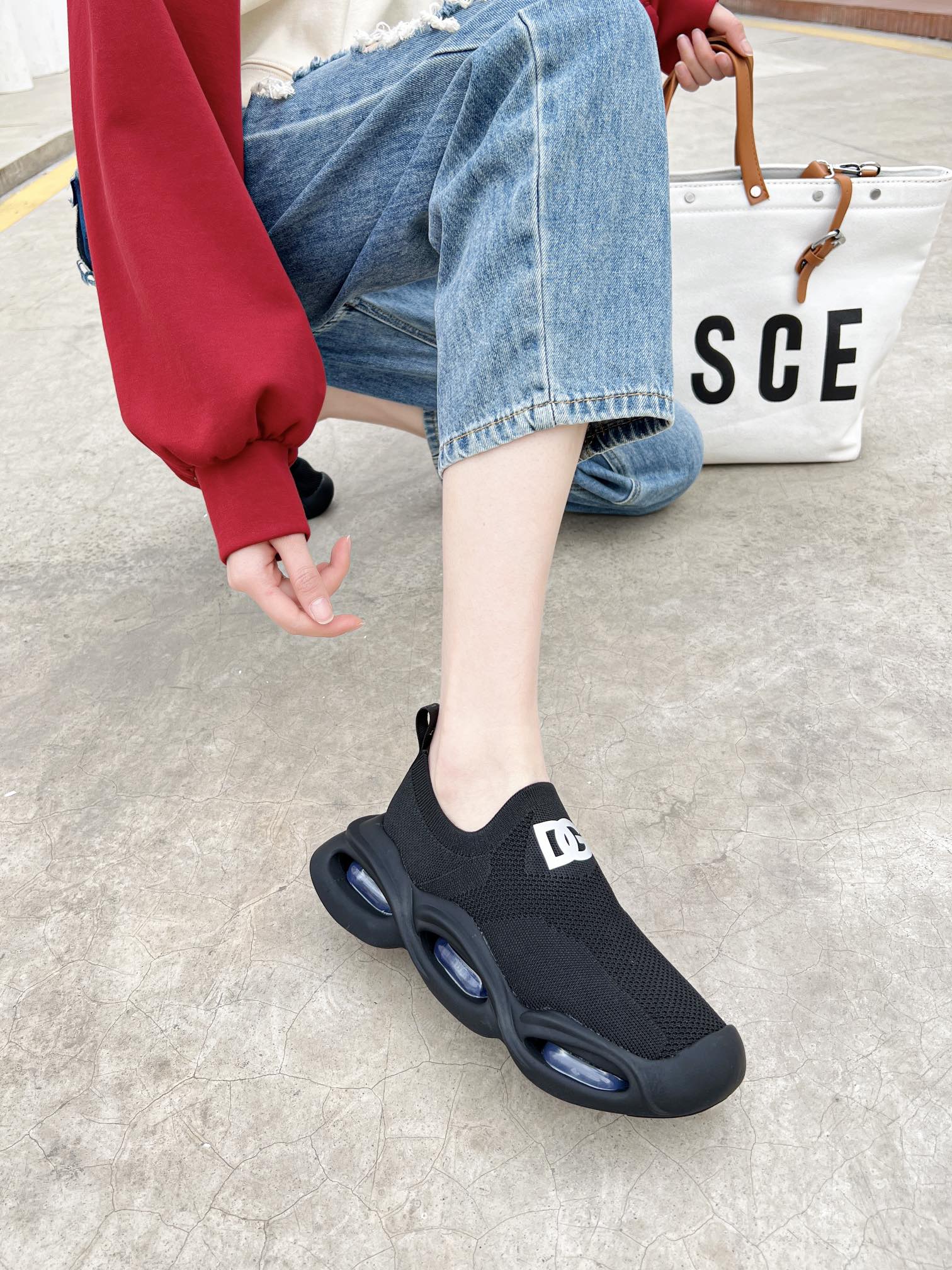 B8159260 Dugarbana D&G Wave Series Couple’s Sneakers with Air Cushions - 图片 9