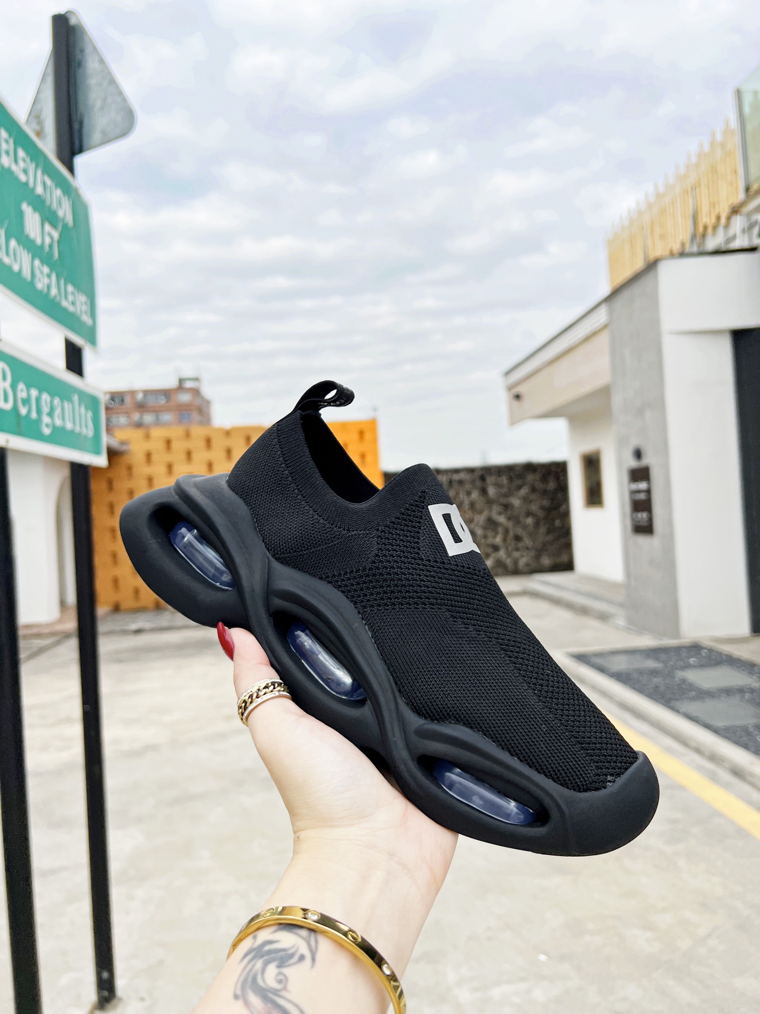 B8159260 Dugarbana D&G Wave Series Couple’s Sneakers with Air Cushions - 图片 3