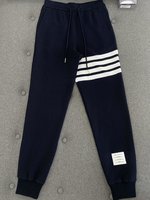 Thom Browne Clothing Pants & Trousers Grey Pink Casual