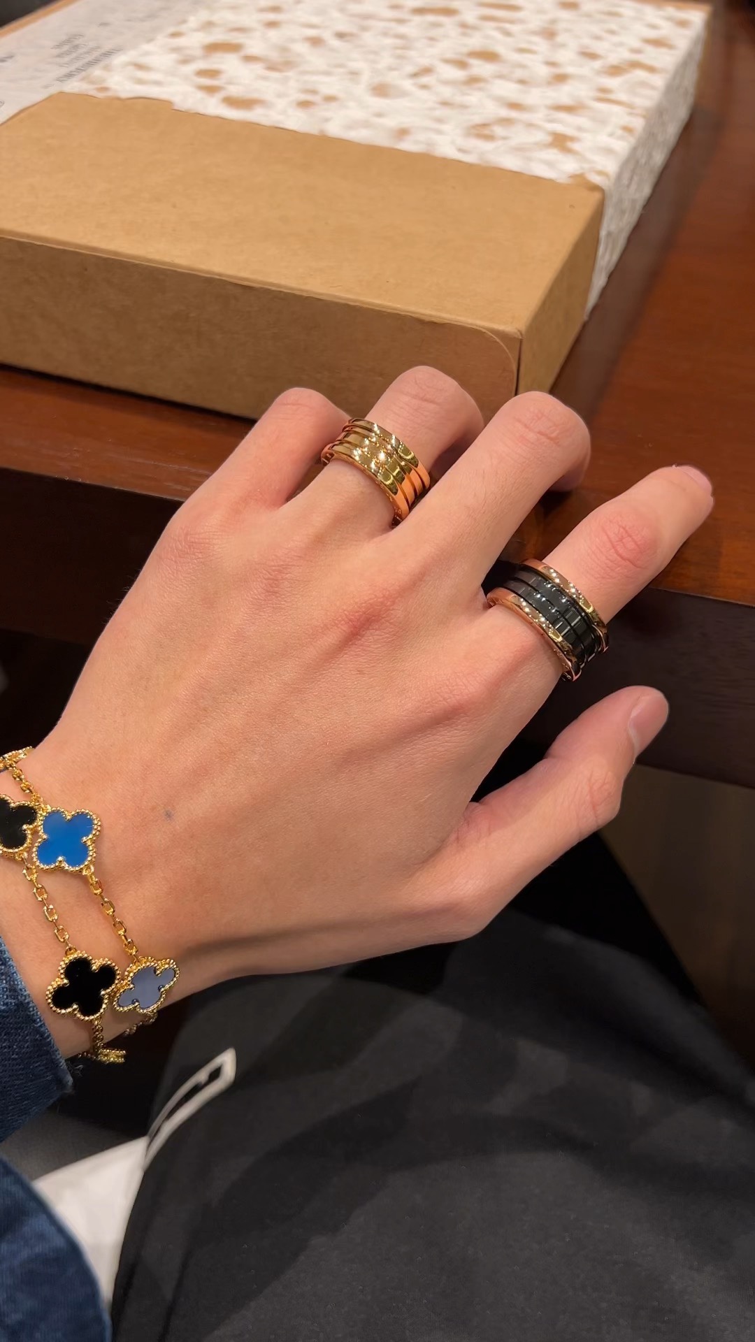 VCA Bracelet, Bvlgari Ring