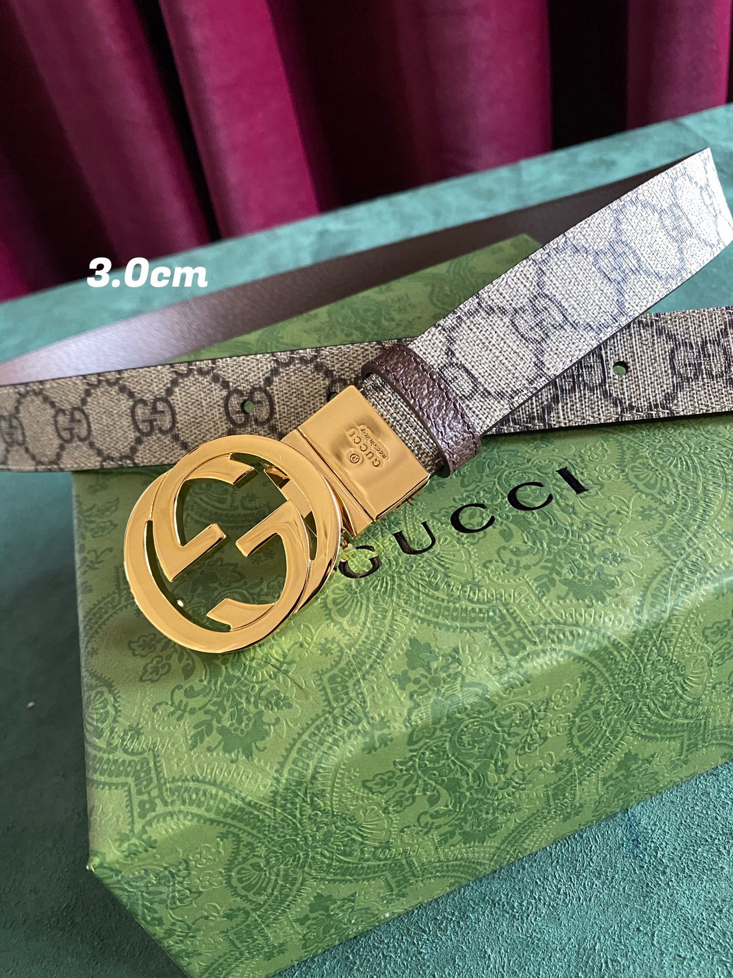 GUCCI古琦3.0宽棕色Supre