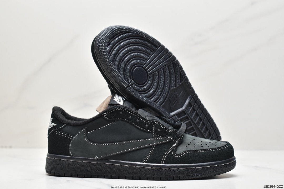 200 Air Jordan 1 Low OG 全黑倒勾 低帮 DM7866-001